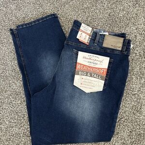 WEATHERPROOF Original JEANS Size 42Wx30 Solaris BLUE NWT Men BIg & Tall
